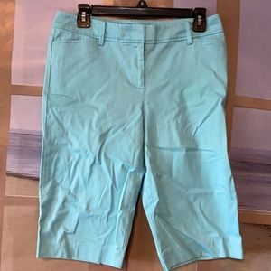Talbots Perfect Short Capri Light Blue Bermuda Shorts Size 4